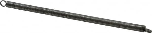 Gardner Spring - 1/4" OD, 4.56 Lb Max Load, 4.56" Max Ext Len, 0.0317" Wire Diam Spring - 0.81 Lb/In Rating - Americas Industrial Supply