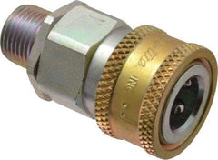 Parker - 3/8 Thread Steel Hydraulic Hose MPT Fitting - 4,500 psi - Americas Industrial Supply