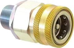 Parker - 3/4 Thread Steel Hydraulic Hose MPT Fitting - 3,500 psi - Americas Industrial Supply