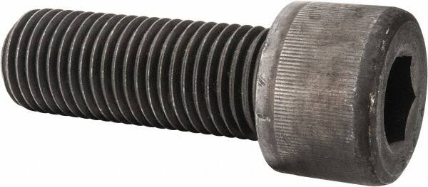 Value Collection - 1-1/4 - 7 UNC Hex Socket Drive, Socket Cap Screw - Alloy Steel, Black Oxide Finish, Fully Threaded, 3-1/2" Length Under Head - Americas Industrial Supply