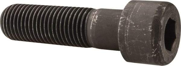 Value Collection - 1-1/4 - 7 UNC Hex Socket Drive, Socket Cap Screw - Alloy Steel, Black Oxide Finish, Partially Threaded, 4-1/2" Length Under Head - Americas Industrial Supply
