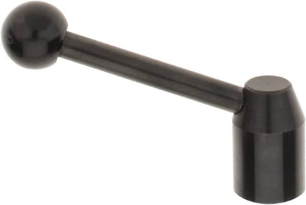J.W. Winco - 5/16-18, 0.53" Hub Diam, Steel Tapped Insert Adjustable Clamping Handle - Americas Industrial Supply
