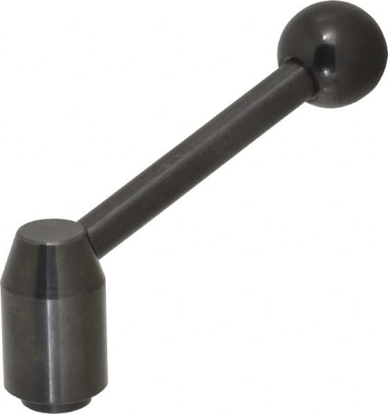 J.W. Winco - 1/2-13, 3/4" Hub Diam, Steel Tapped Insert Adjustable Clamping Handle - Americas Industrial Supply