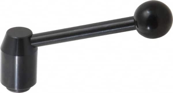 J.W. Winco - 1/2-13, 0.91" Hub Diam, Steel Tapped Insert Adjustable Clamping Handle - Americas Industrial Supply