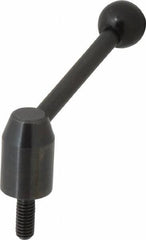 J.W. Winco - 5/16-18, 0.53" Hub Diam, Steel Threaded Stud Adjustable Clamping Handle - Americas Industrial Supply