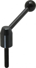 J.W. Winco - 5/16-18, 0.53" Hub Diam, Steel Threaded Stud Adjustable Clamping Handle - Americas Industrial Supply