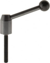 J.W. Winco - 5/16-18, 0.53" Hub Diam, Steel Threaded Stud Adjustable Clamping Handle - Americas Industrial Supply