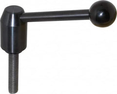 J.W. Winco - M16 x 2.0, 28mm Hub Diam, Steel Threaded Stud Adjustable Clamping Handle - Americas Industrial Supply