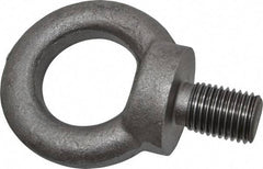 Value Collection - Steel, M30x3.50 Thread, Fixed Lifting Eye Bolt - Fully Threaded, 45mm Shank, 45mm Thread Length, Shoulder - Americas Industrial Supply