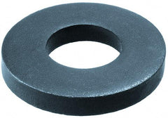 Gibraltar - M36 Screw, Steel Standard Flat Washer - 38mm ID x 80mm OD, 12mm Thick, Black Phosphate Finish - Americas Industrial Supply