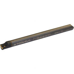 Tool-Flo - 0.3" Min Bore Diam, 4" OAL, 1/4" Shank Diam, FSBI Indexable Boring Bar - TDAB/TDCG Insert, Screw Holding Method - Americas Industrial Supply