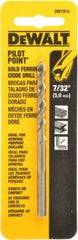 DeWALT - 7/32" Cobalt, 135° Point, Straight Shank Maintenance Drill Bit - Americas Industrial Supply