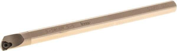 Iscar - 0.33" Min Bore Diam, 4-1/2" OAL, 0.312" Shank Diam, S-SWUB Indexable Boring Bar - WB.T 52.. Insert, Screw or Clamp Holding Method - Americas Industrial Supply