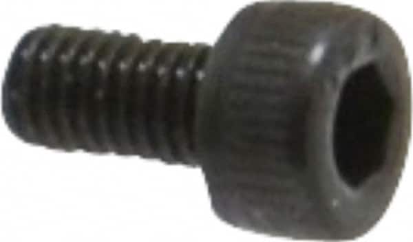 Value Collection - M3x0.50 Metric Coarse Hex Socket Drive, Socket Cap Screw - Grade 12.9 Alloy Steel, Black Oxide Finish, Fully Threaded, 6mm Length Under Head - Americas Industrial Supply