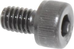 Value Collection - M4x0.70 Metric Coarse Hex Socket Drive, Socket Cap Screw - Grade 12.9 Alloy Steel, Black Oxide Finish, Fully Threaded, 6mm Length Under Head - Americas Industrial Supply