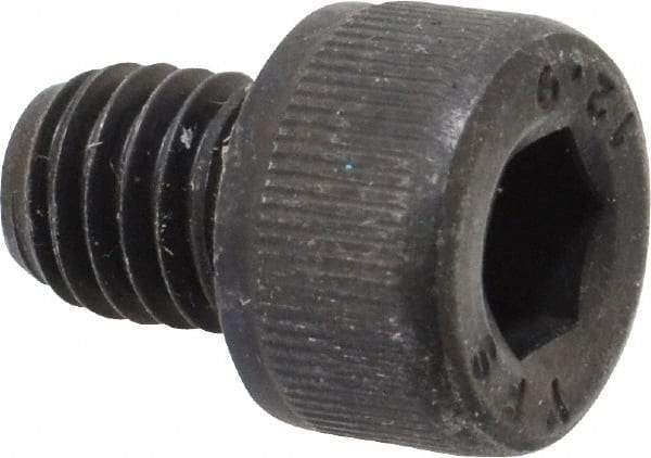 Value Collection - M8x1.25 Metric Coarse Hex Socket Drive, Socket Cap Screw - Grade 12.9 Alloy Steel, Black Oxide Finish, Fully Threaded, 10mm Length Under Head - Americas Industrial Supply