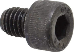 Value Collection - M8x1.25 Metric Coarse Hex Socket Drive, Socket Cap Screw - Grade 12.9 Alloy Steel, Black Oxide Finish, Fully Threaded, 10mm Length Under Head - Americas Industrial Supply