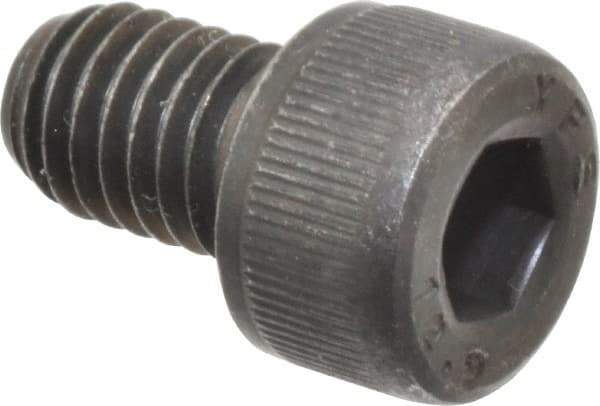 Value Collection - M8x1.25 Metric Coarse Hex Socket Drive, Socket Cap Screw - Grade 12.9 Alloy Steel, Black Oxide Finish, Fully Threaded, 12mm Length Under Head - Americas Industrial Supply