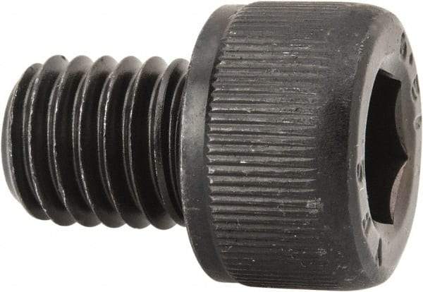 Value Collection - M10x1.50 Metric Coarse Hex Socket Drive, Socket Cap Screw - Grade 12.9 Alloy Steel, Black Oxide Finish, Fully Threaded, 12mm Length Under Head - Americas Industrial Supply