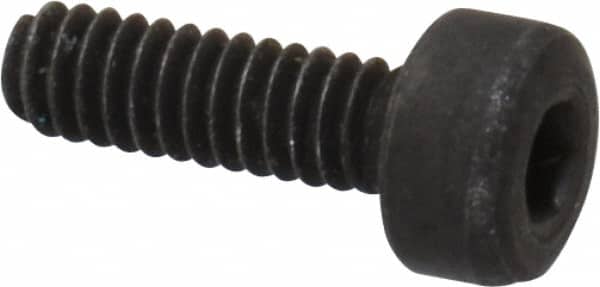 Value Collection - M2x0.40 Metric Coarse Hex Socket Drive, Socket Cap Screw - Grade 12.9 Alloy Steel, Black Oxide Finish, Fully Threaded, 6mm Length Under Head - Americas Industrial Supply