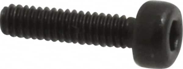 Value Collection - M2x0.40 Metric Coarse Hex Socket Drive, Socket Cap Screw - Grade 12.9 Alloy Steel, Black Oxide Finish, Fully Threaded, 8mm Length Under Head - Americas Industrial Supply