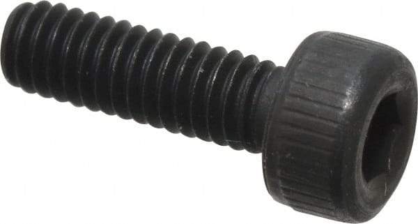 Value Collection - M2.5x0.45 Metric Coarse Hex Socket Drive, Socket Cap Screw - Grade 12.9 Alloy Steel, Black Oxide Finish, Fully Threaded, 8mm Length Under Head - Americas Industrial Supply