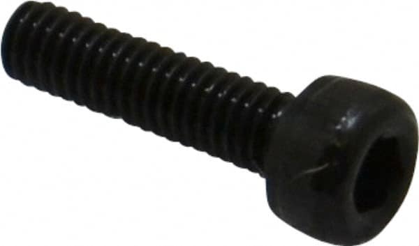 Value Collection - M2.5x0.45 Metric Coarse Hex Socket Drive, Socket Cap Screw - Grade 12.9 Alloy Steel, Black Oxide Finish, Fully Threaded, 10mm Length Under Head - Americas Industrial Supply