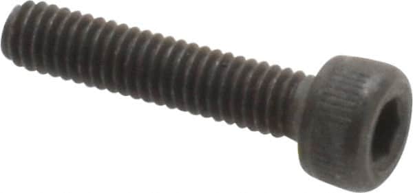 Value Collection - M2.5x0.45 Metric Coarse Hex Socket Drive, Socket Cap Screw - Grade 12.9 Alloy Steel, Black Oxide Finish, Fully Threaded, 12mm Length Under Head - Americas Industrial Supply