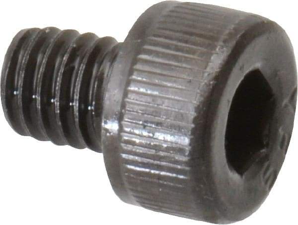 Value Collection - M4x0.70 Metric Coarse Hex Socket Drive, Socket Cap Screw - Grade 12.9 Alloy Steel, Black Oxide Finish, Fully Threaded, 5mm Length Under Head - Americas Industrial Supply