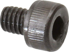 Value Collection - M4x0.70 Metric Coarse Hex Socket Drive, Socket Cap Screw - Grade 12.9 Alloy Steel, Black Oxide Finish, Fully Threaded, 5mm Length Under Head - Americas Industrial Supply