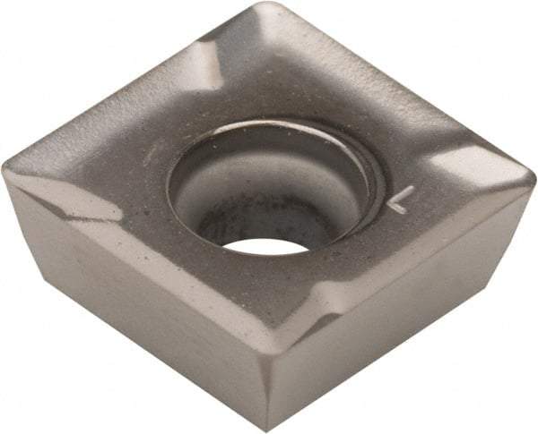 Kennametal - SDCT43 LE Grade KC410M Carbide Milling Insert - TiB2 Finish, 3/16" Thick, 1/2" Inscribed Circle, 0.8mm Corner Radius - Americas Industrial Supply
