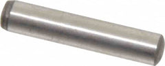 Value Collection - 5mm Diam x 25mm Pin Length Alloy Steel Standard Dowel Pin - C 58-62 Hardness, 9,270 Lb Breaking Strength, 1 Rounded End - Americas Industrial Supply