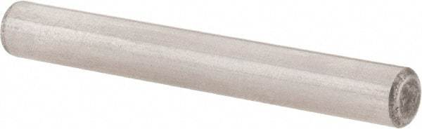 Value Collection - 5mm Diam x 40mm Pin Length Alloy Steel Standard Dowel Pin - C 58-62 Hardness, 9,270 Lb Breaking Strength, 1 Rounded End - Americas Industrial Supply