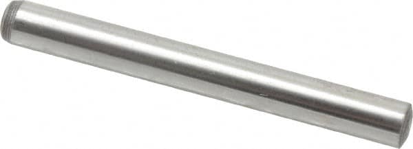 Value Collection - 5mm Diam x 45mm Pin Length Alloy Steel Standard Dowel Pin - C 58-62 Hardness, 9,270 Lb Breaking Strength, 1 Rounded End - Americas Industrial Supply