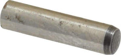 Value Collection - 6mm Diam x 25mm Pin Length Alloy Steel Standard Dowel Pin - C 58-62 Hardness, 13,300 Lb Breaking Strength, 1 Rounded End - Americas Industrial Supply