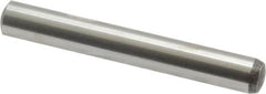 Value Collection - 6mm Diam x 45mm Pin Length Alloy Steel Standard Dowel Pin - C 58-62 Hardness, 13,300 Lb Breaking Strength, 1 Rounded End - Americas Industrial Supply