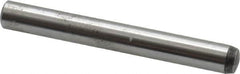 Value Collection - 6mm Diam x 50mm Pin Length Alloy Steel Standard Dowel Pin - C 58-62 Hardness, 13,300 Lb Breaking Strength, 1 Rounded End - Americas Industrial Supply