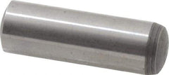 Value Collection - 8mm Diam x 25mm Pin Length Alloy Steel Standard Dowel Pin - C 58-62 Hardness, 23,700 Lb Breaking Strength, 1 Rounded End - Americas Industrial Supply
