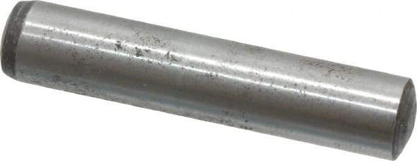 Value Collection - 8mm Diam x 40mm Pin Length Alloy Steel Standard Dowel Pin - C 58-62 Hardness, 23,700 Lb Breaking Strength, 1 Rounded End - Americas Industrial Supply