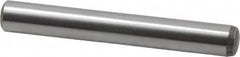 Value Collection - 8mm Diam x 60mm Pin Length Alloy Steel Standard Dowel Pin - C 58-62 Hardness, 23,700 Lb Breaking Strength, 1 Rounded End - Americas Industrial Supply