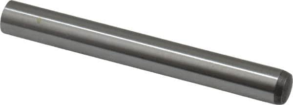 Value Collection - 8mm Diam x 70mm Pin Length Alloy Steel Standard Dowel Pin - C 58-62 Hardness, 23,700 Lb Breaking Strength, 1 Rounded End - Americas Industrial Supply