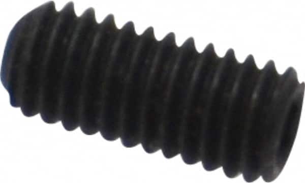 Value Collection - #10-32 UNF, 7/16" OAL, Cup Point Set Screw - Alloy Steel, 3/32" Key - Americas Industrial Supply