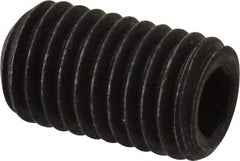 Value Collection - 1/4-28 UNF, 7/16" OAL, Cup Point Set Screw - Alloy Steel, 1/8" Key - Americas Industrial Supply