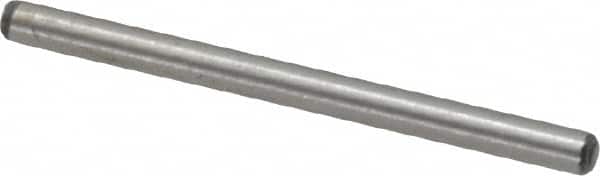 Value Collection - 1/16" Diam x 7/8" Pin Length Alloy Steel Standard Dowel Pin - C 50-58 Hardness, 800 Lb Breaking Strength, 1 Beveled & 1 Rounded End - Americas Industrial Supply