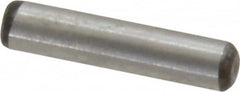 Value Collection - 3/32" Diam x 7/16" Pin Length Alloy Steel Standard Dowel Pin - C 50-58 Hardness, 1,800 Lb Breaking Strength, 1 Beveled & 1 Rounded End - Americas Industrial Supply