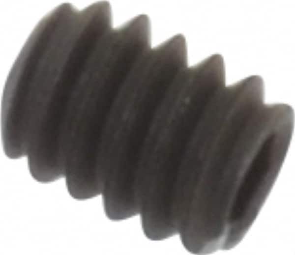 Value Collection - M2.0x0.40 Metric Coarse, 2.5mm OAL, Cup Point Set Screw - Grade 14.9 (45H) Alloy Steel, 0.9mm Key - Americas Industrial Supply