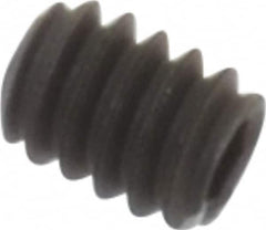 Value Collection - M2.0x0.40 Metric Coarse, 2.5mm OAL, Cup Point Set Screw - Grade 14.9 (45H) Alloy Steel, 0.9mm Key - Americas Industrial Supply