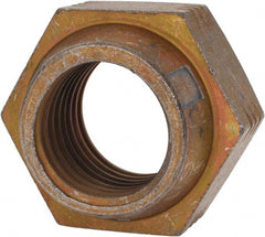 Made in USA - 1-1/2 - 6 UNC Grade L9 Hex Lock Nut with Distorted Thread - Americas Industrial Supply