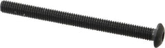 Value Collection - #10-32 UNF Hex Socket Drive, Button Screw - Alloy Steel, Black Oxide Finish, Fully Threaded, 2-1/4" Length Under Head - Americas Industrial Supply