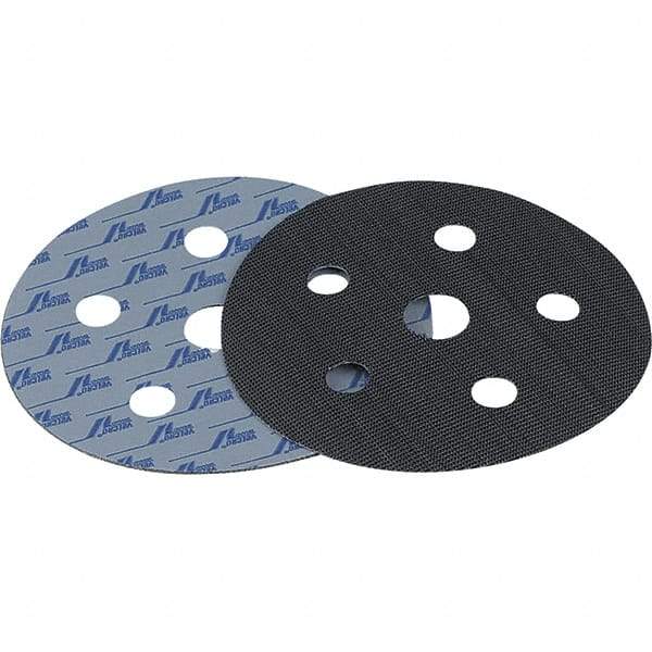 Dynabrade - 6" Diam, Round, Hook & Loop Face, Conversion Backing Pad - Random Orbital Sander Compatible, Adhesive/PSA Back, Vacuum Pad - Americas Industrial Supply